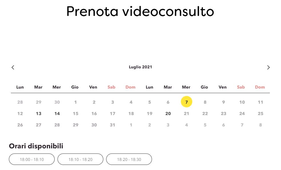 videoconsulto ginecologo