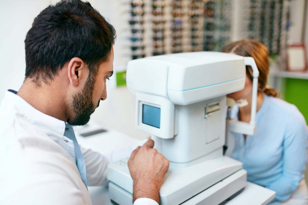 controllo pressione bulbo oculare